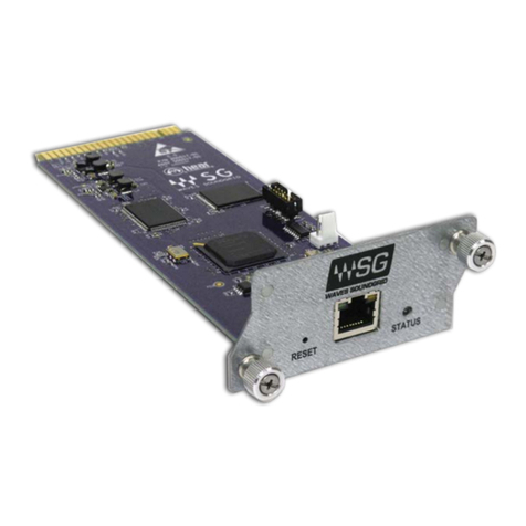 Waves Hear Back PRO SoundGrid Card User manual Waves Hear Back PRO SoundGrid Card User manual