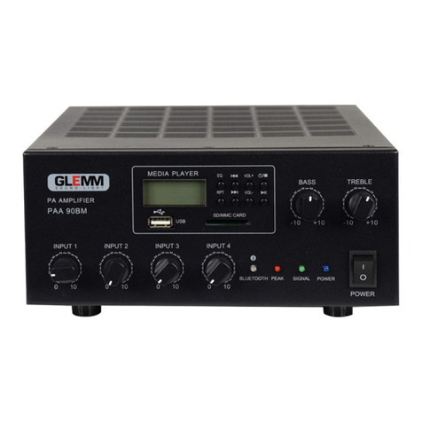 GLEMM PAA 90BM instruction manual