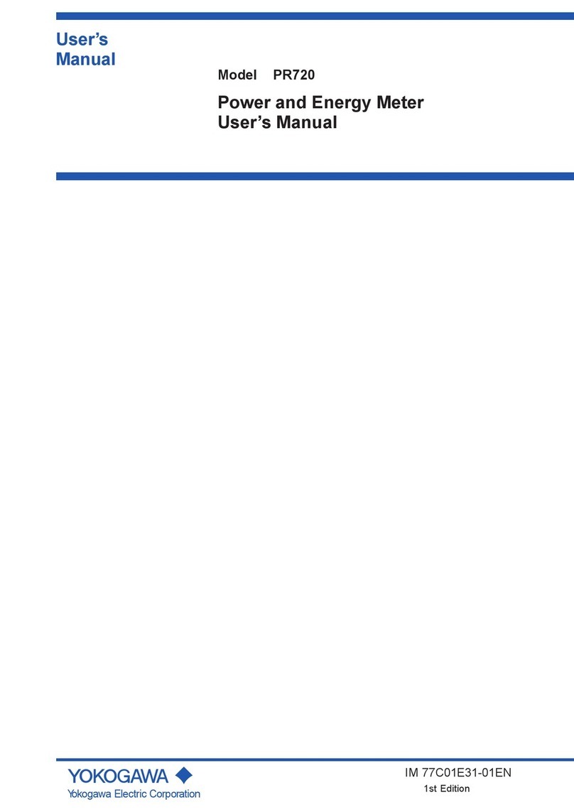 YOKOGAWA PR720 user manual