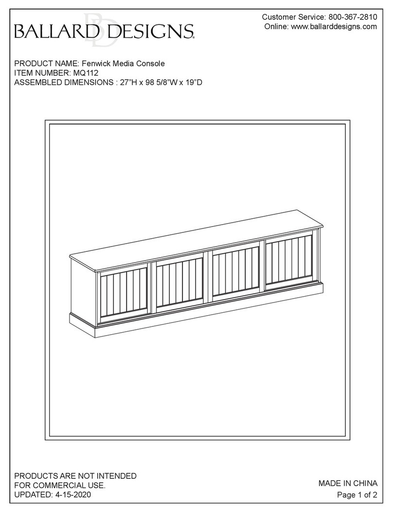 Ballard Designs Fenwick MQ112 quick start guide