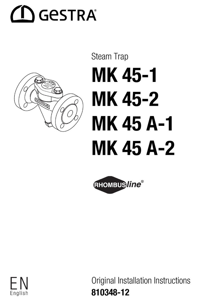 GESTRA RHOMBUSline MK 45-1 User manual GESTRA RHOMBUSline MK 45-1 User manual