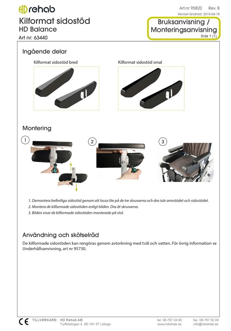 Rehab 63440 User manual Rehab 63440 User manual