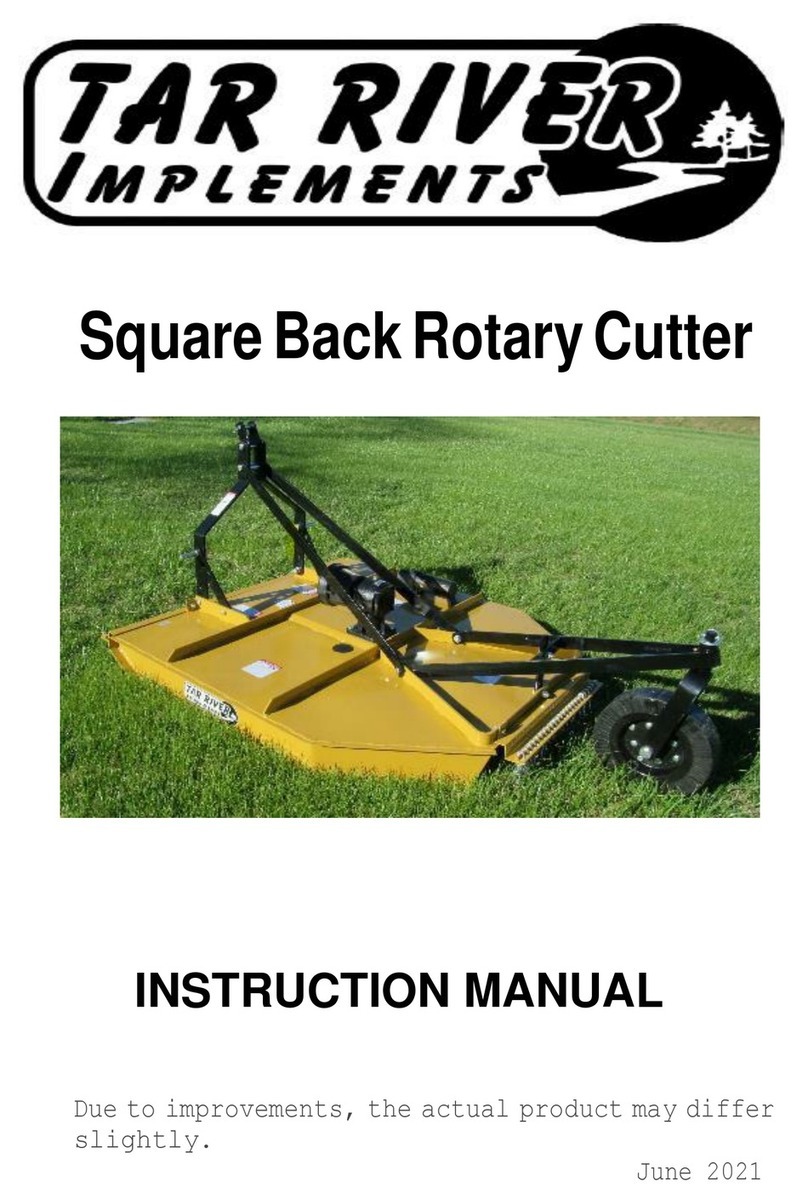 Tar River Square Back Rotary Cutter User manual