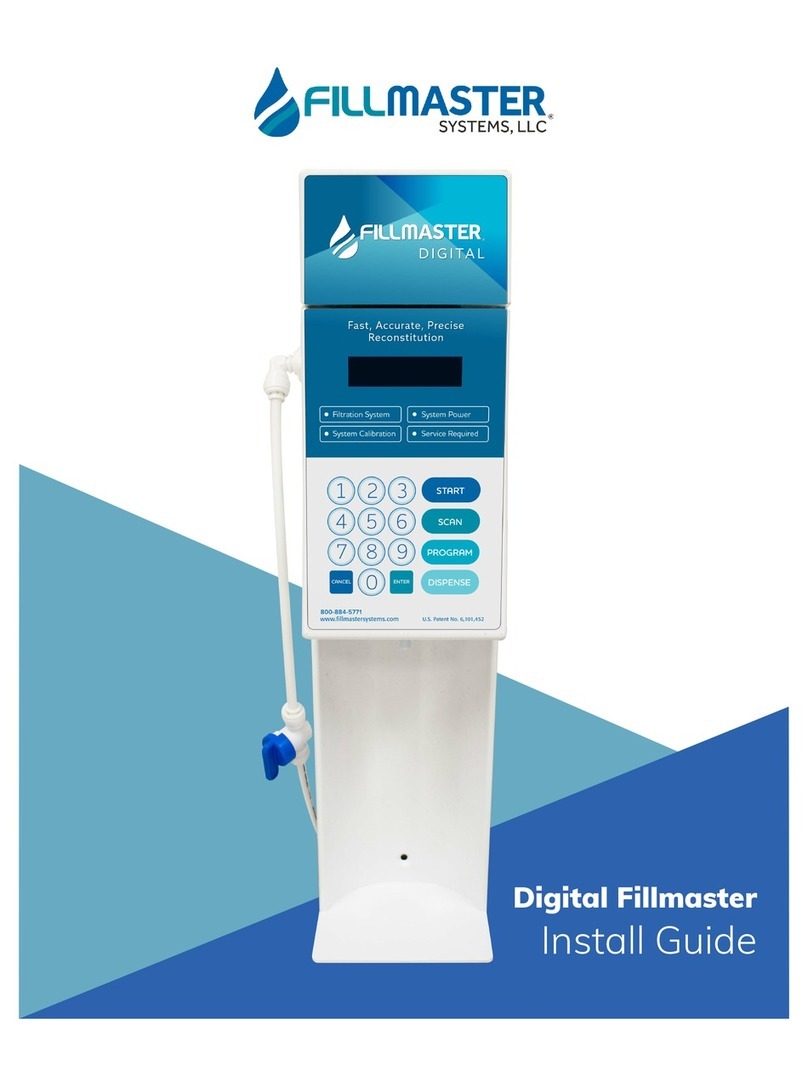 Fillmaster Systems 3400 installation guide