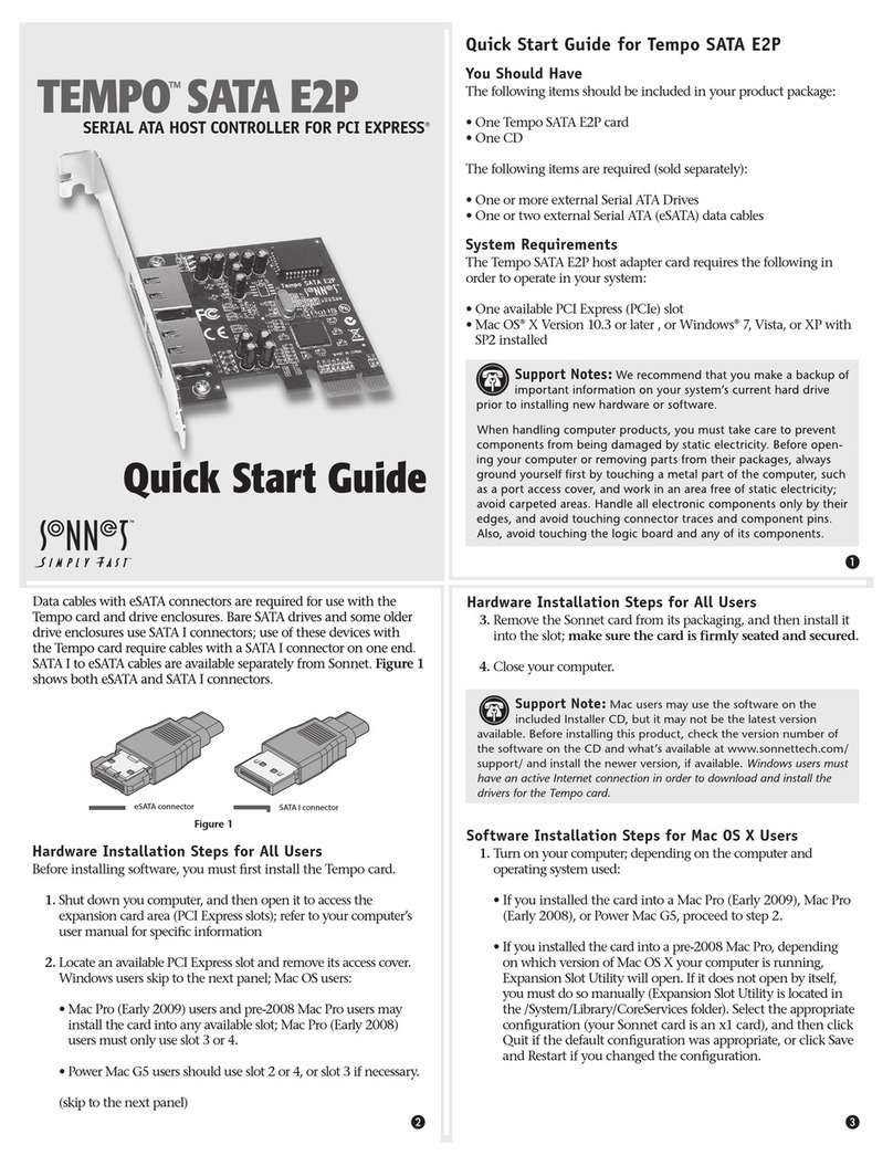 RTimes TEMPO SATA E2P User manual