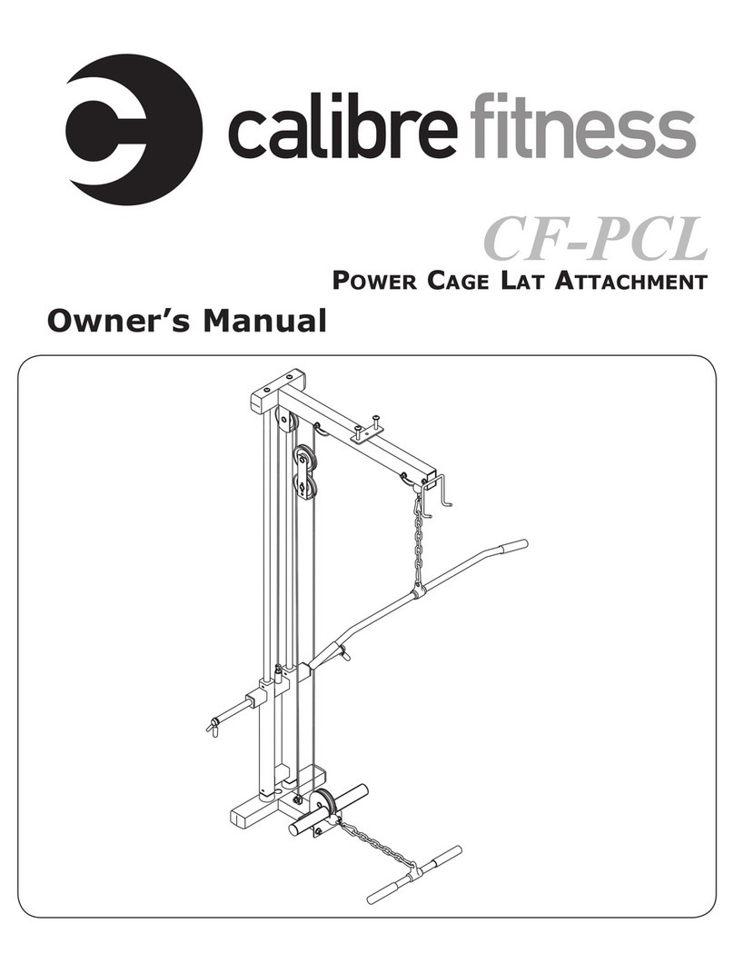 Calibre Fitness CF-PCL owner's manual
