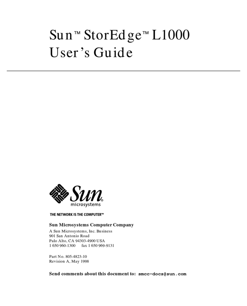 Sun Microsystems StorEdge L1000 user guide