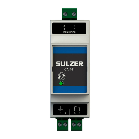 Sulzer CA 461 User manual