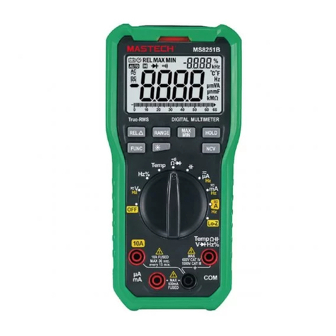 Mastech MS8251B User manual