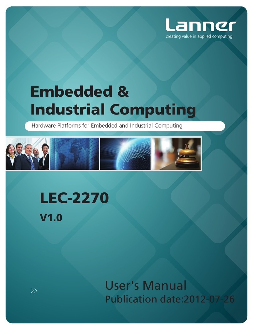 Lanner LEC-2270 User manual