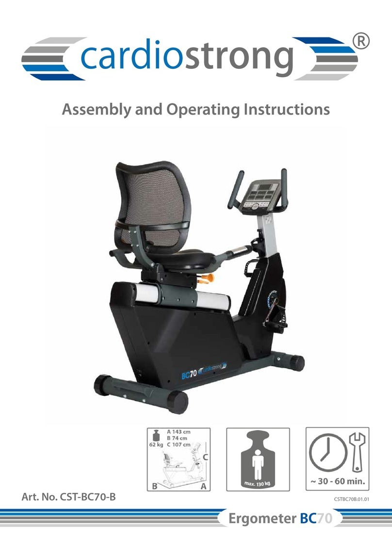 CARDIOSTRONG CST-BC70-B User manual CARDIOSTRONG CST-BC70-B User manual