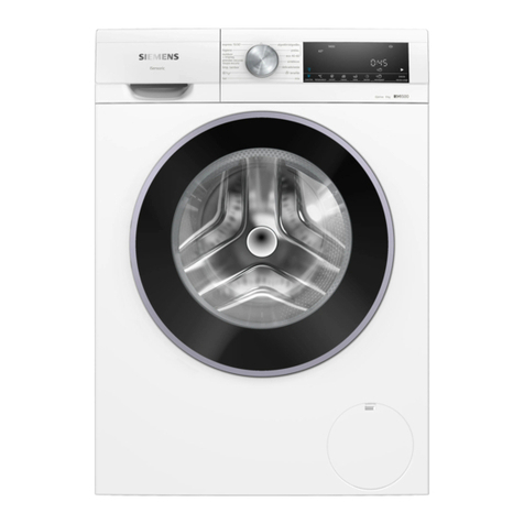 Siemens WG44G101EP User manual and installation instructions