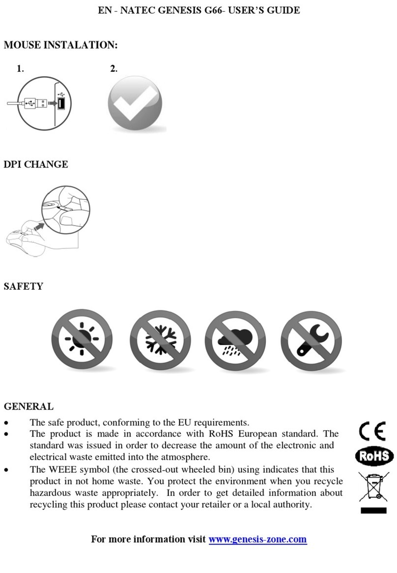 Natec Genesis G66 User manual