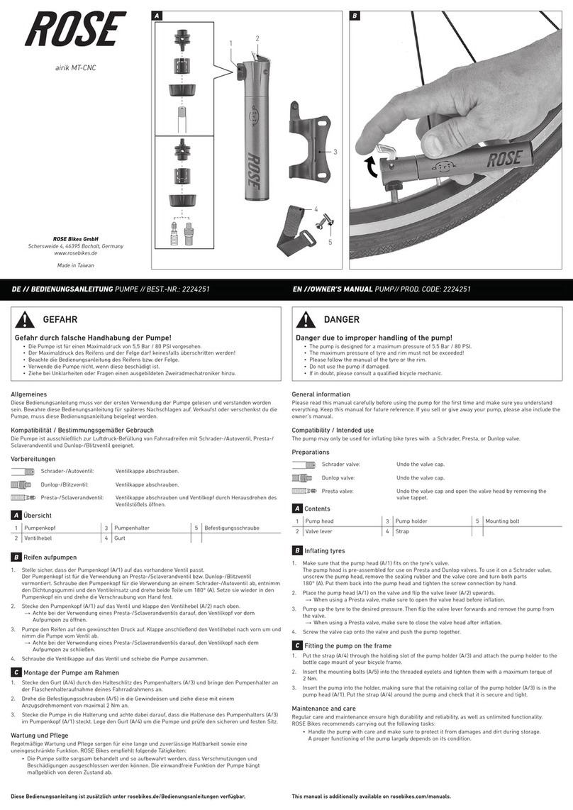Rose electronics airik MT-CNC owner's manual Rose electronics airik MT-CNC owner's manual
