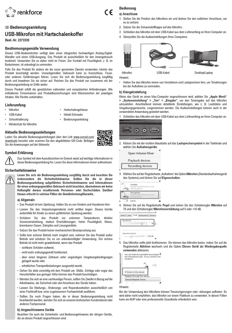 Renkforce 2373339 User manual