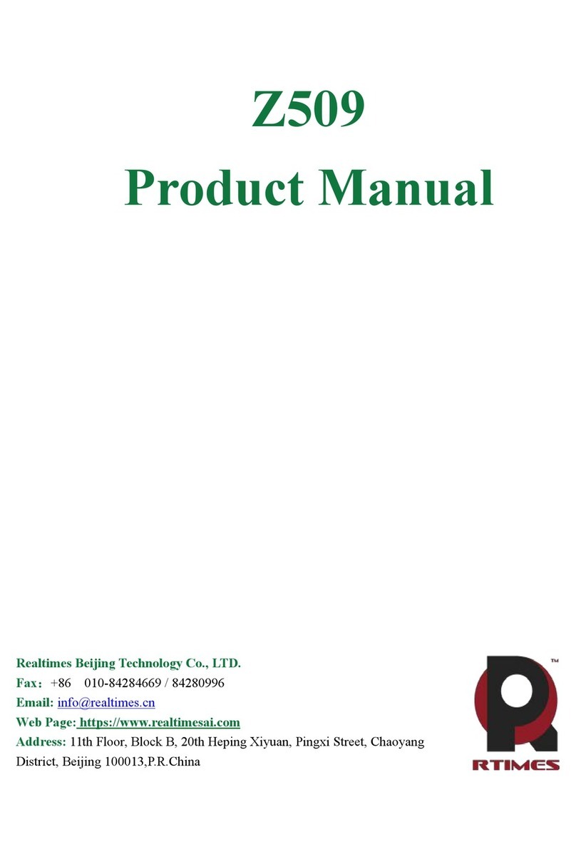 RTimes Z509 product manual