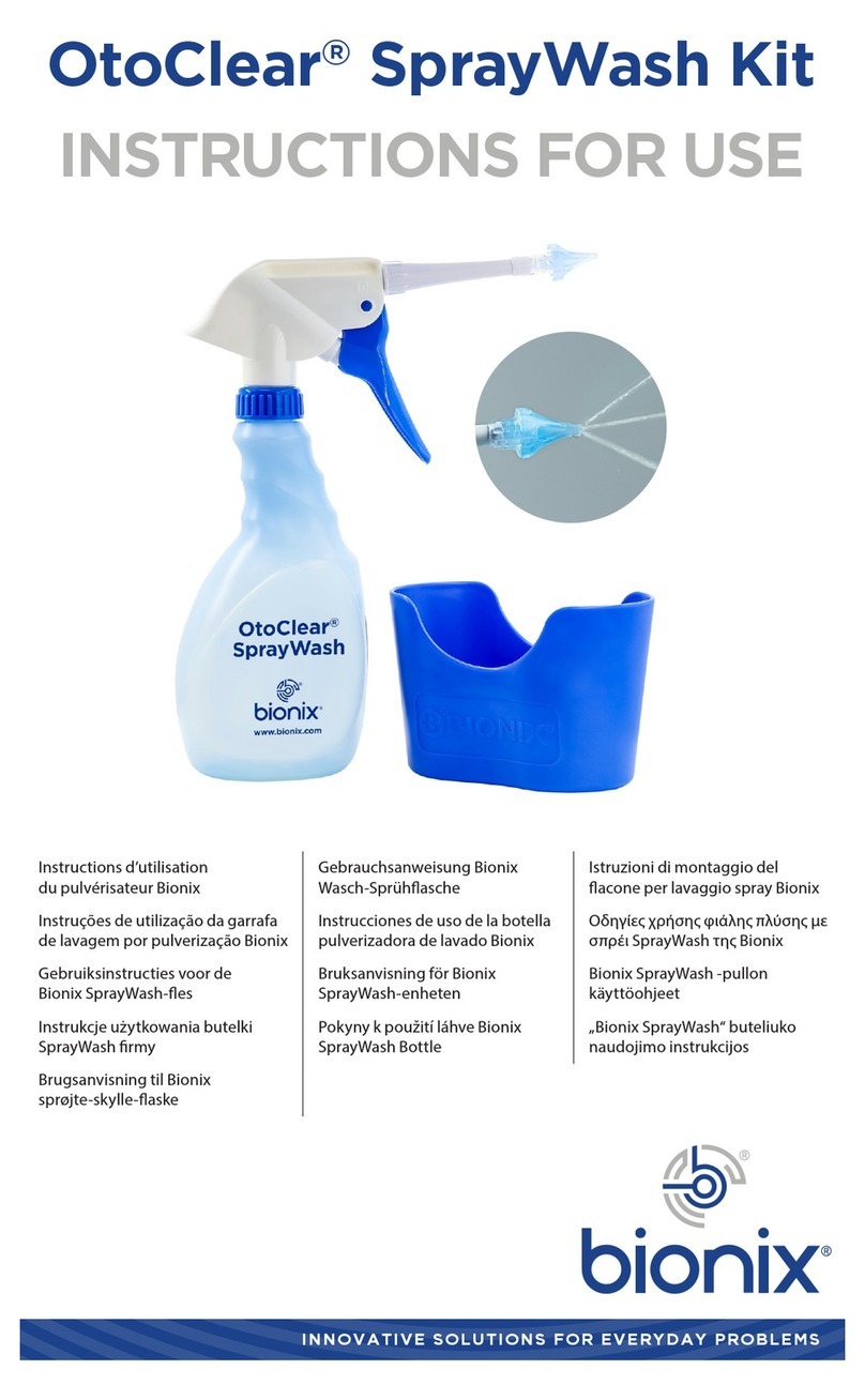 Bionix OtoClear SprayWash 7290 Instructions for use Bionix OtoClear SprayWash 7290 Instructions for use