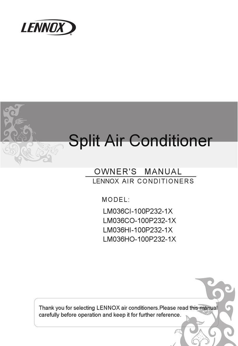 Lennox LM036CO-100P232-1X User manual