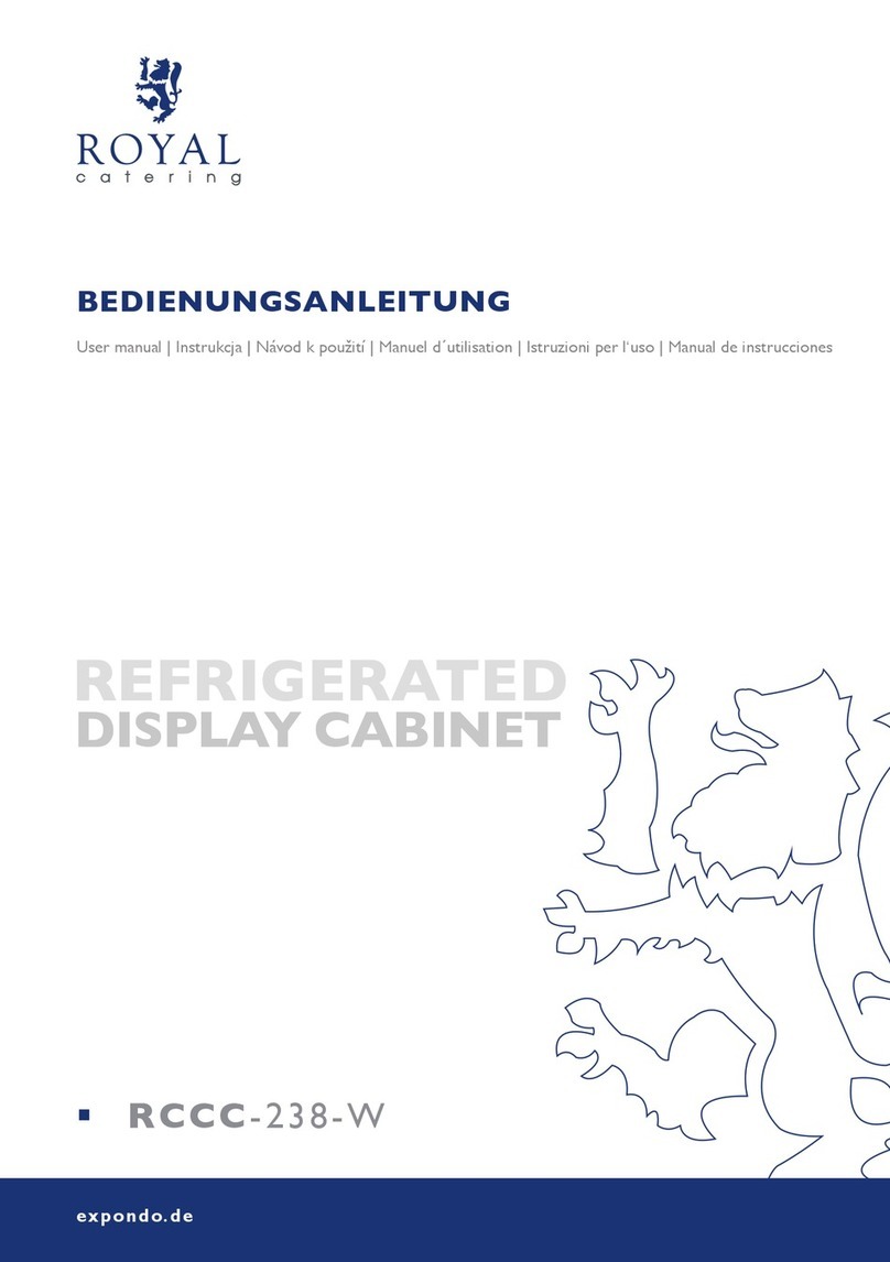 Royal Catering RCCC-238-W user manual