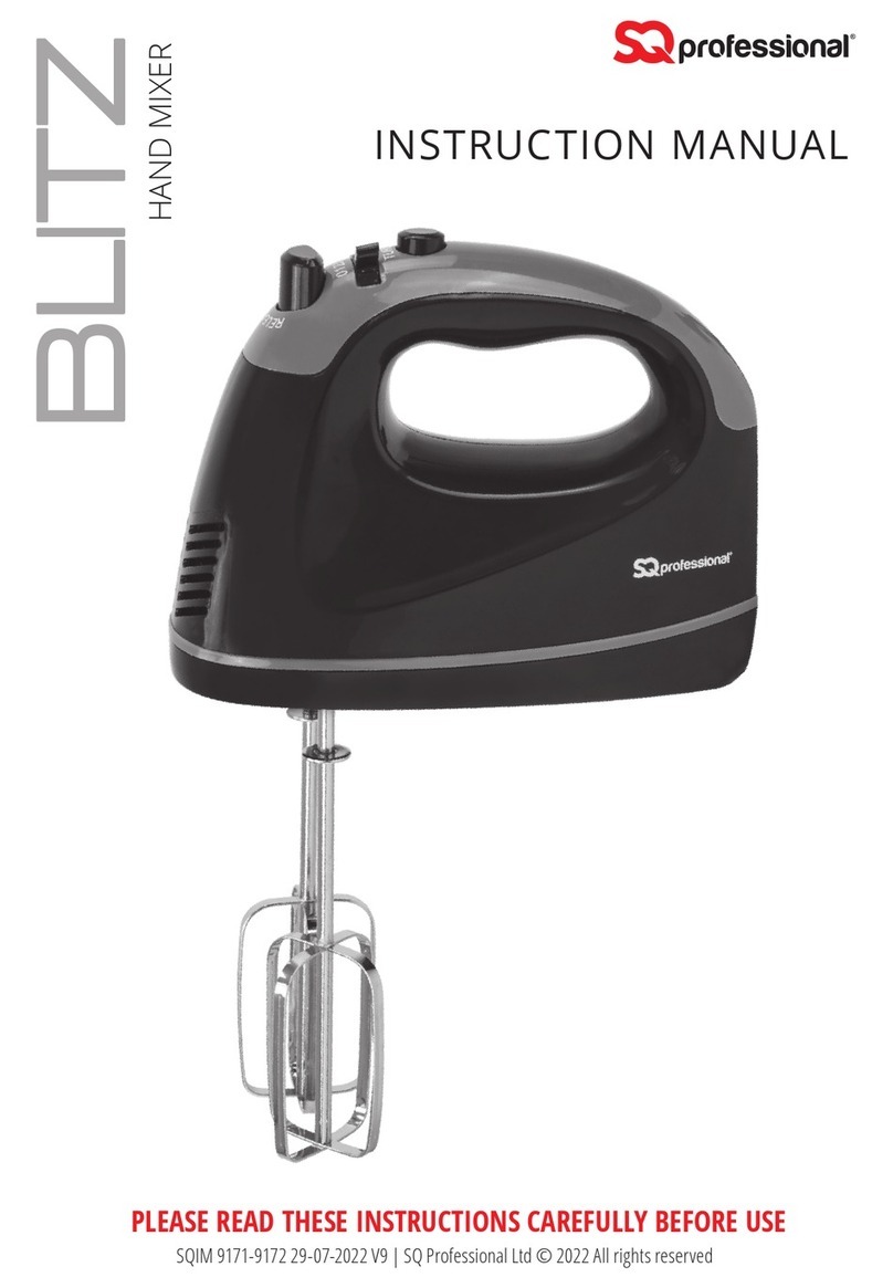 SQ Professional BLITZ 9171 instruction manual