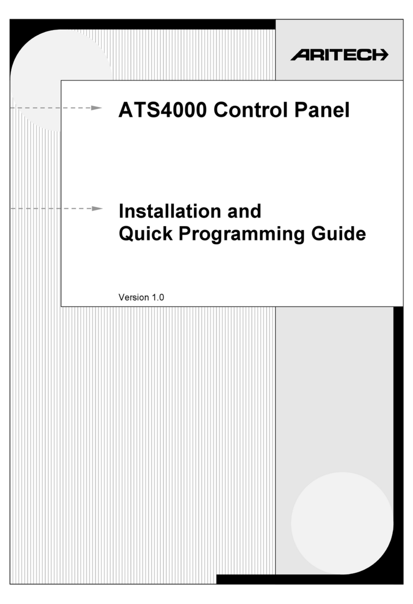 Aritech ATS4000 Operating instructions