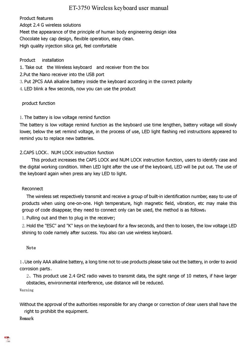 Eastern Times Technology ET-3750 user manual