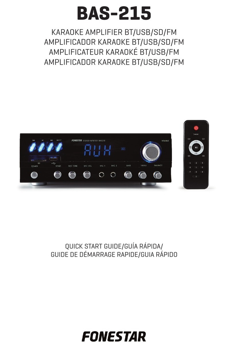FONESTAR BAS-215 quick start guide