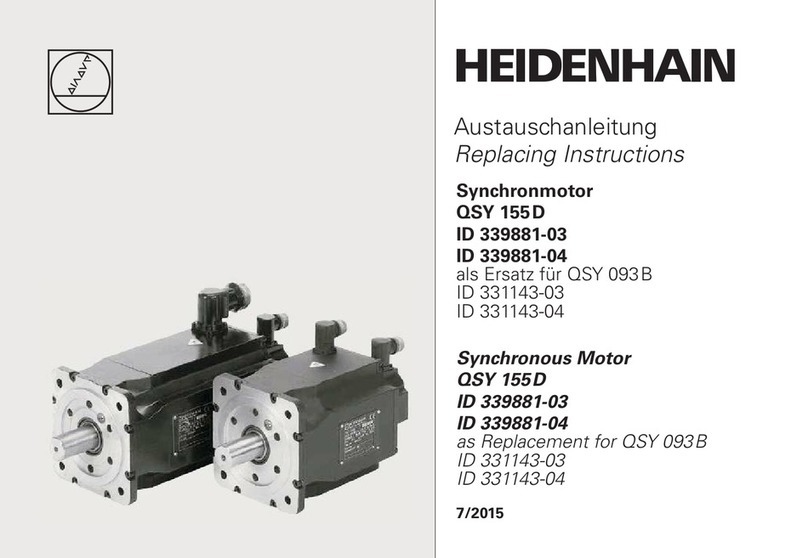 HEIDENHAIN QSY 155D User manual