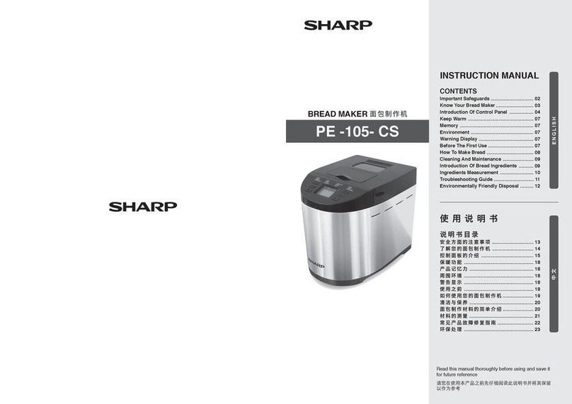 Sharp PE-105-CS instruction manual