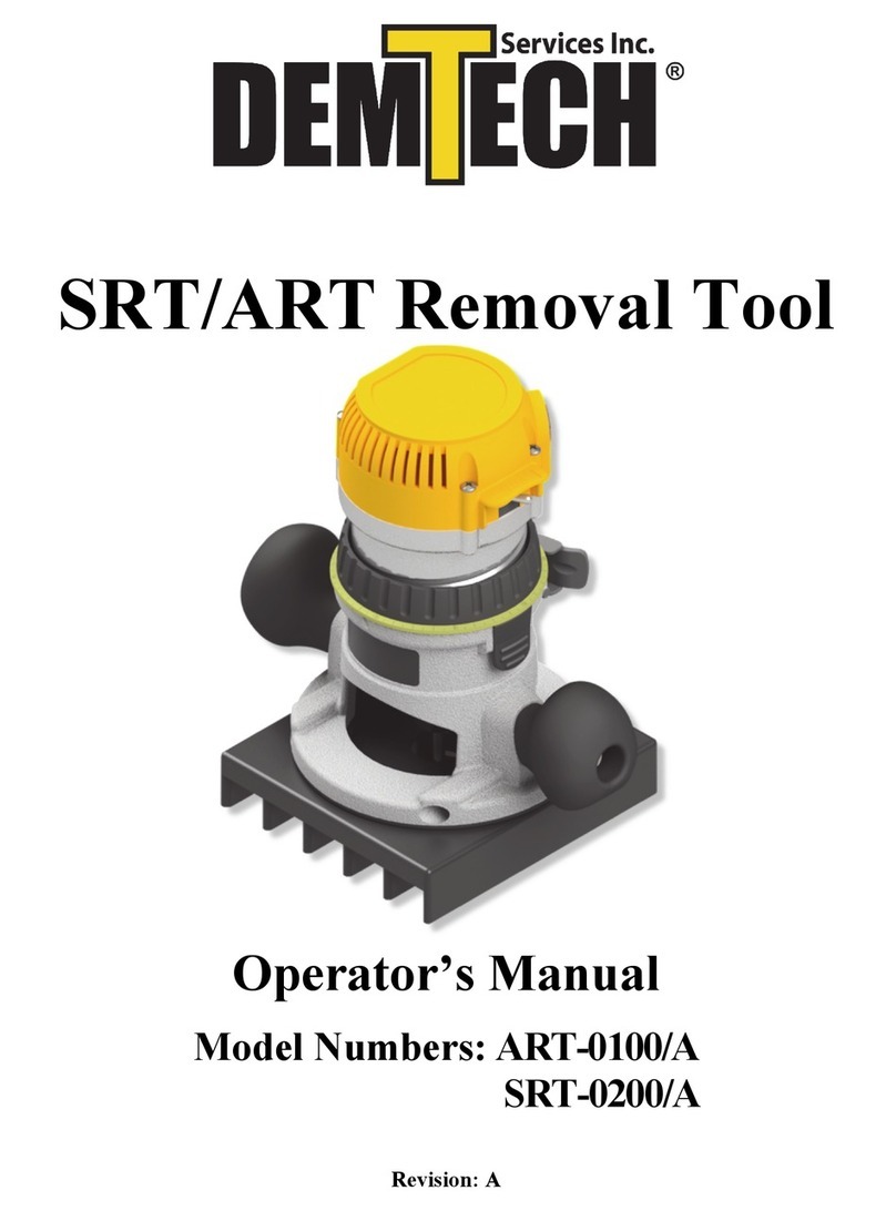 Demtech ART-0100/A SRT-0200/A User manual