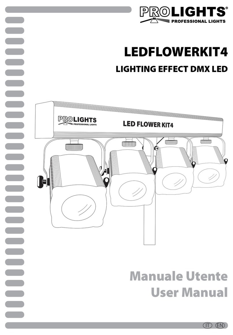 ProLights LEDFLOWERKIT4 user manual