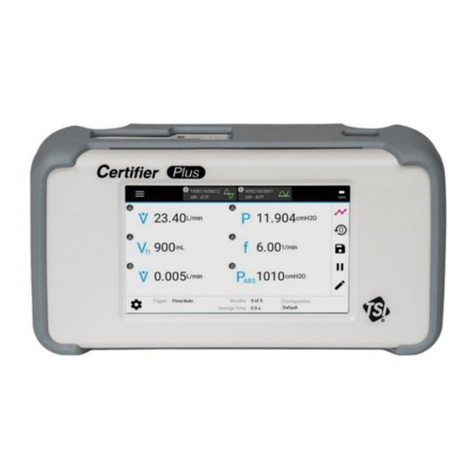 TSI Instruments Certifier Plus 4080-F User manual