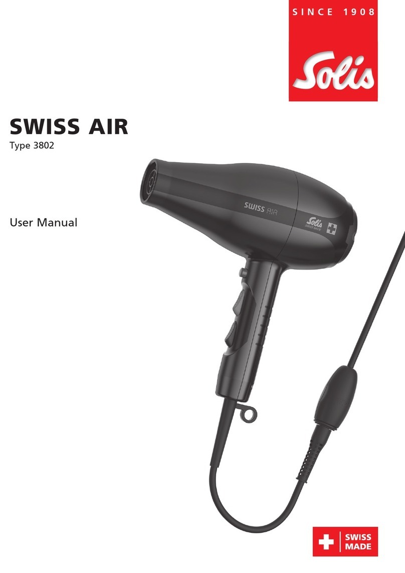 SOLIS SWISS AIR User manual