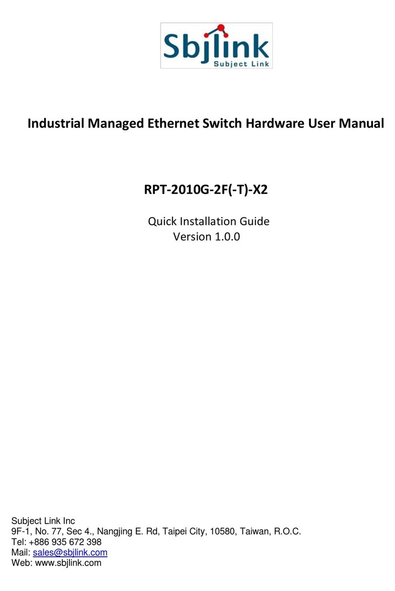 Subject Link RPT-2010G-2F Quick installation guide