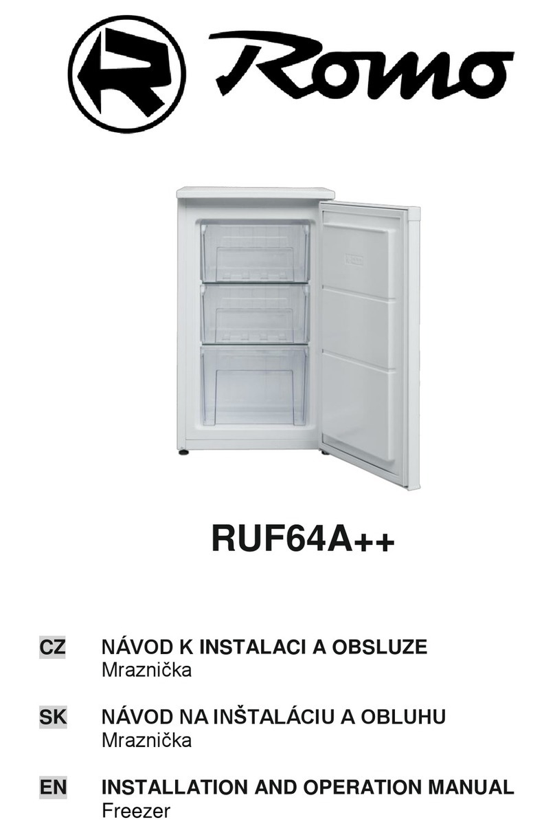 Romo RUF64A++ Installation and operation manual