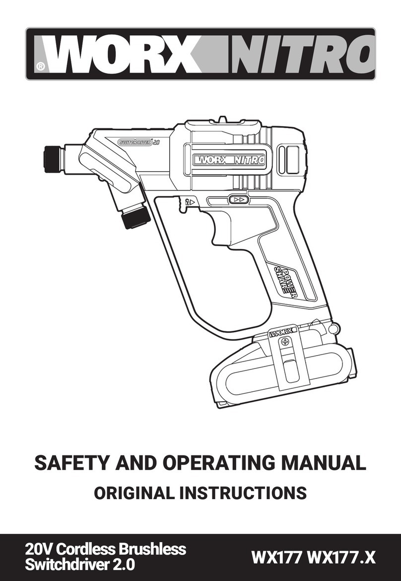 Worx Nitro WX177 Series Installation manual