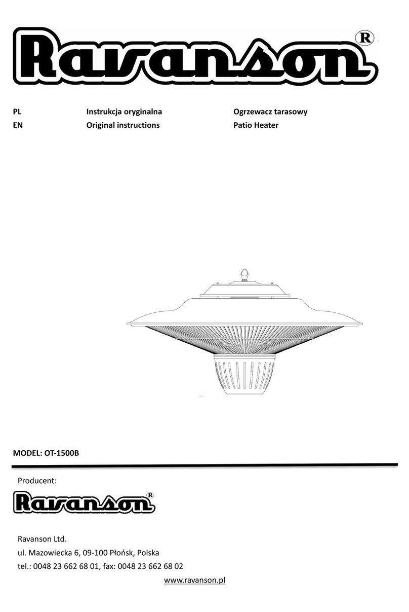 Ravanson OT-1500B User manual