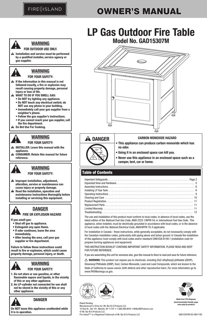 Fire Island GAD15307M owner's manual