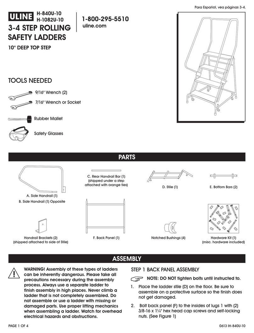 U-Line U-840U-10 quick start guide