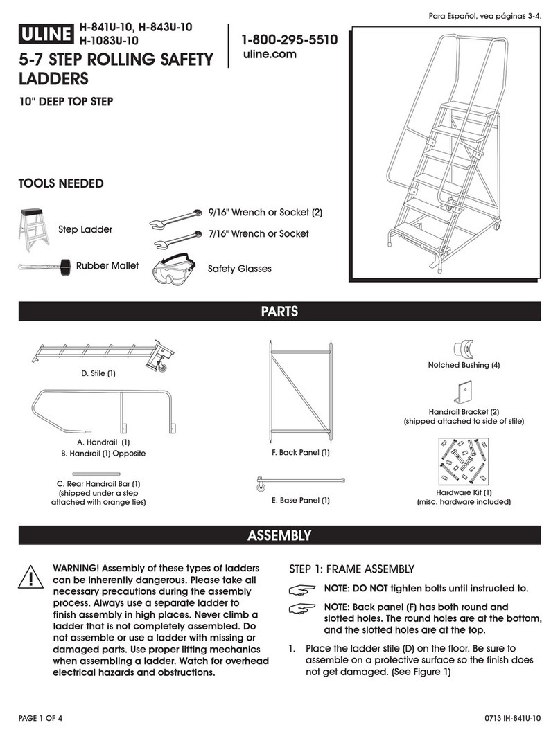 U-Line H-841U-10 manual