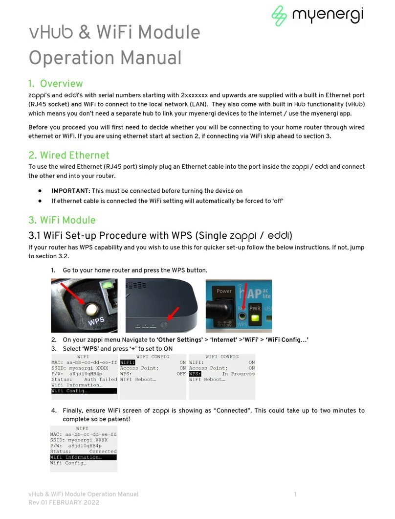 Myenergi zappi Operation manual