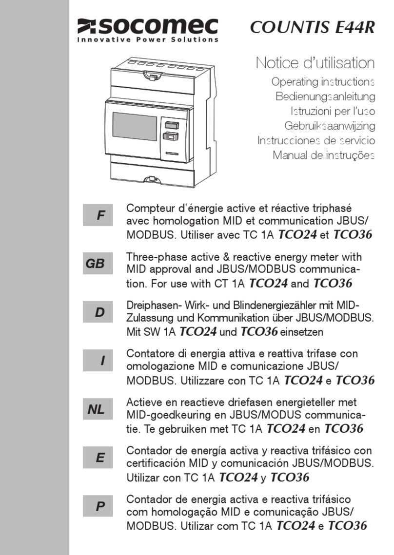 socomec COUNTIS E44R operating instructions socomec COUNTIS E44R operating instructions