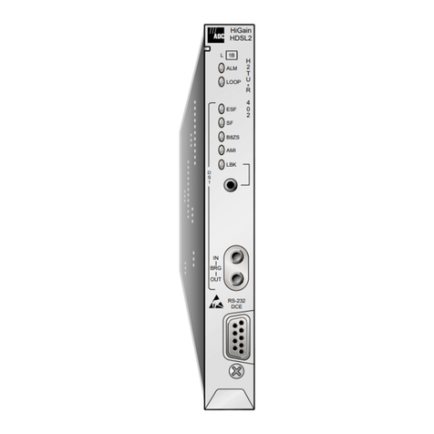 ADC HiGain H2TU-R-402 List 1B Quick installation