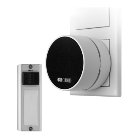 urmet domus Grothe CALIMA 400 Series Installation and operating instructions urmet domus Grothe CALIMA 400 Series Installation and operating instructions