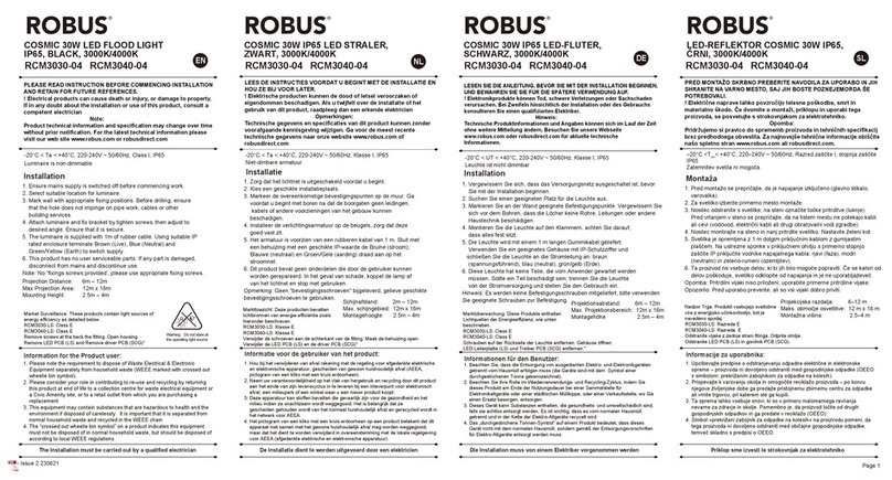 Robus RCM3030-04 User manual
