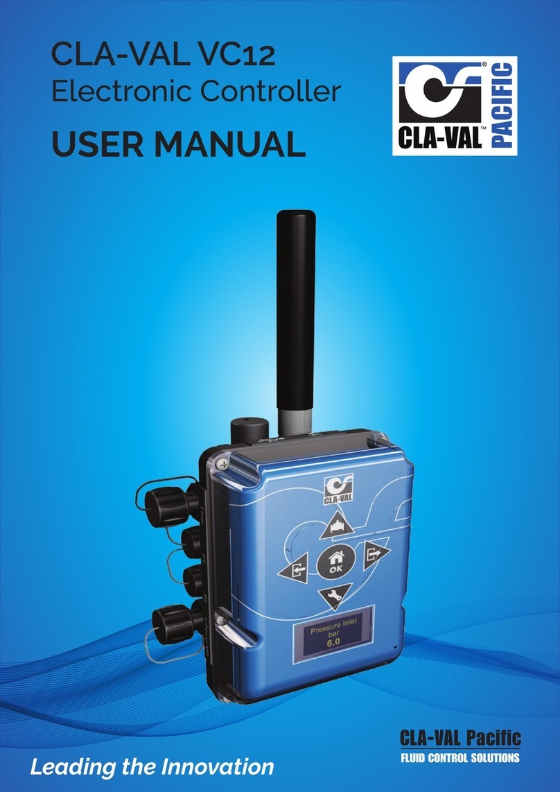 CLA-VAL VC12 User manual
