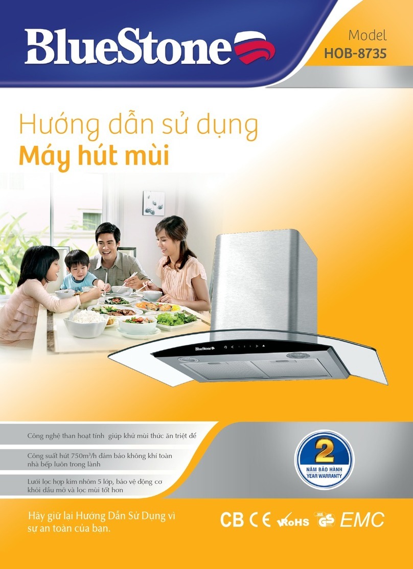 BLUE STONE HOB-8735 user manual