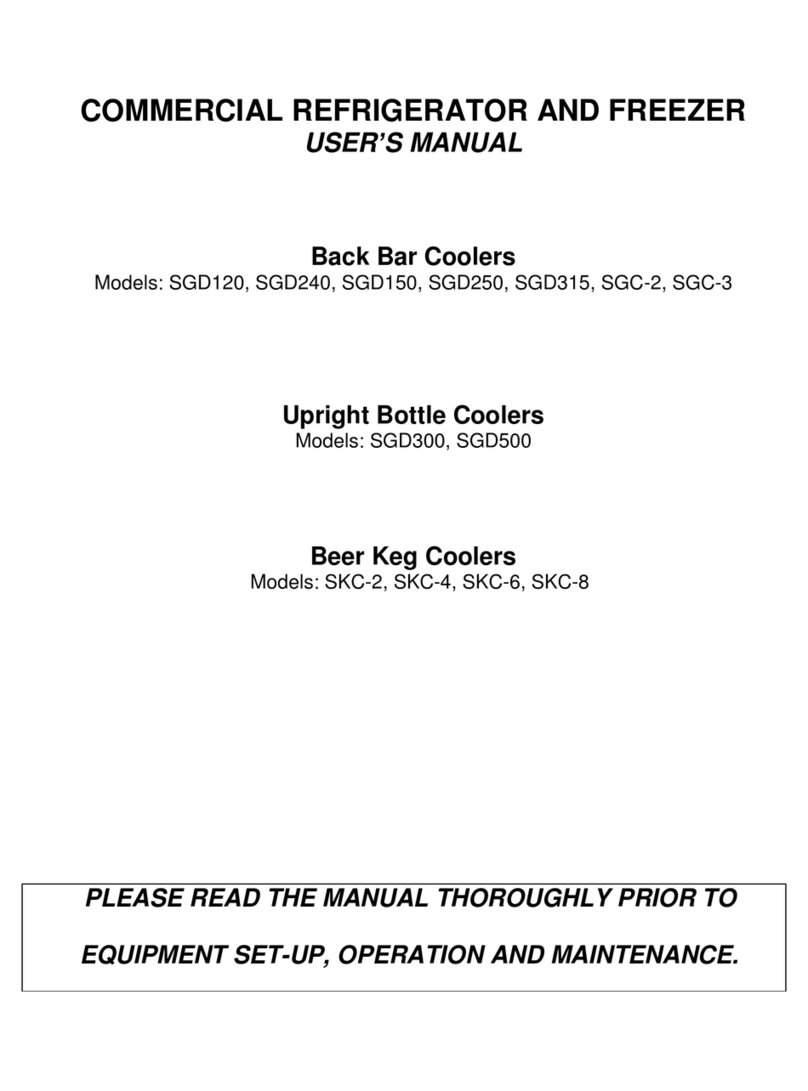 ColdStar SGD120 user manual