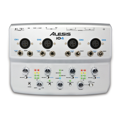 Alesis iO4 User manual