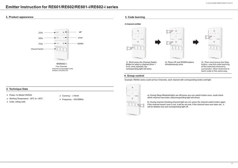 Wistar WSRE602-i instructions